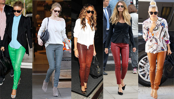 Colored Leather Pants | Colored Leather 