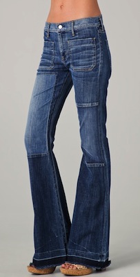 Citizens of Humanity Riviera Vintage Patchwork Flare Jeans - SHEfinds