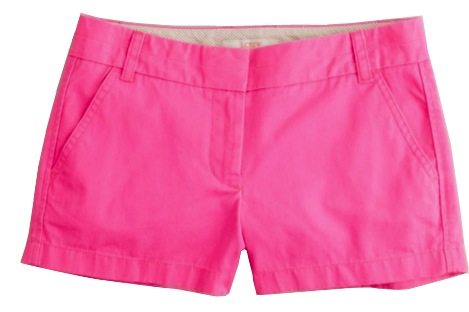 Kelly Ripa Pink Shorts | Kelly Ripa J.Crew Shorts | J.Crew Chino Shorts