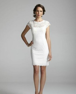 Short Lace Cap Sleeve Dress with Exposed Zipper « SHEfinds