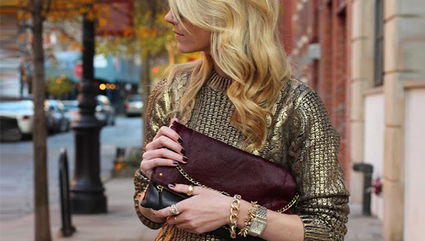 zara metallic jumper