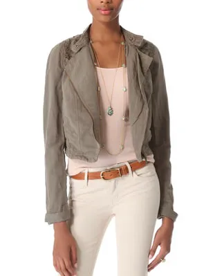 Free People Linen Moto Jacket - SHEfinds