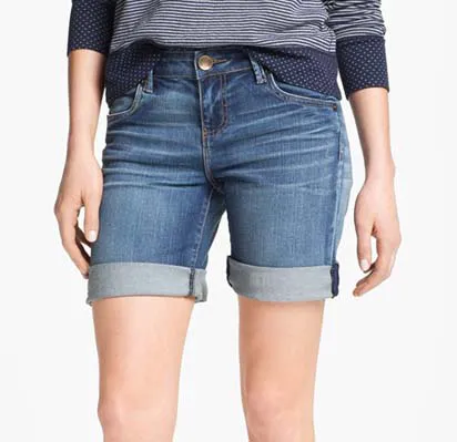 Ragged Priest Denim Shorts in Tie Dye 