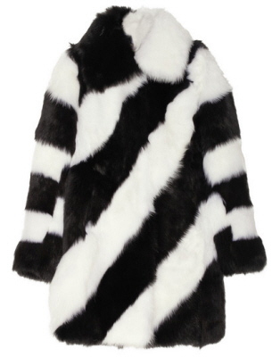 Fall 2013 Fur Trend | Black White Fur Coats | Joseph Lamb Coat « SHEfinds