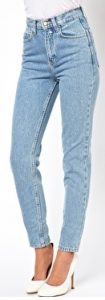 American Apparel Short Leg High Waist Jean