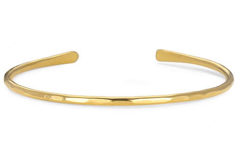 phyllis rose yellow gold cuff