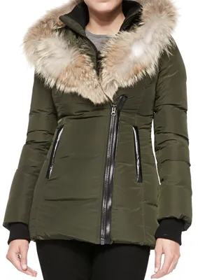 Mackage Adali Fur-Collar Puffer Coat 