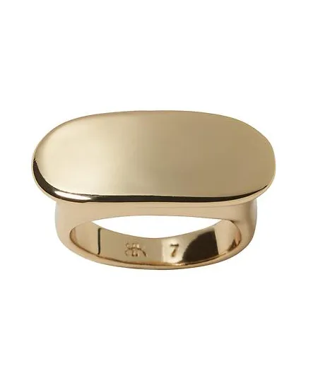 Oval signet ring featuring a classic design by Banana Republic.