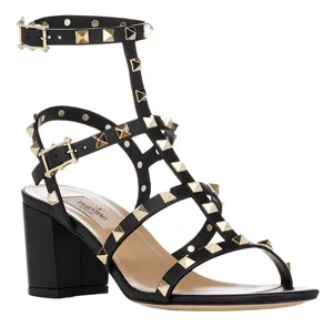 Valentino Rockstud Triple Strap Sandals Image from SHEfinds