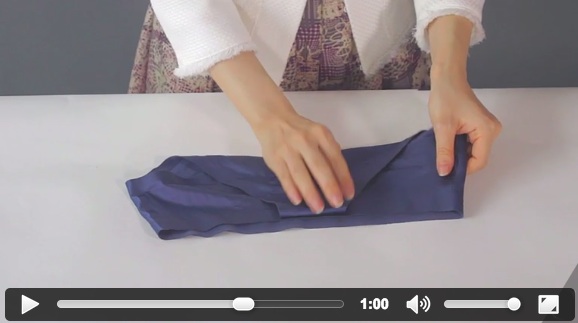 marie kondo folding trick