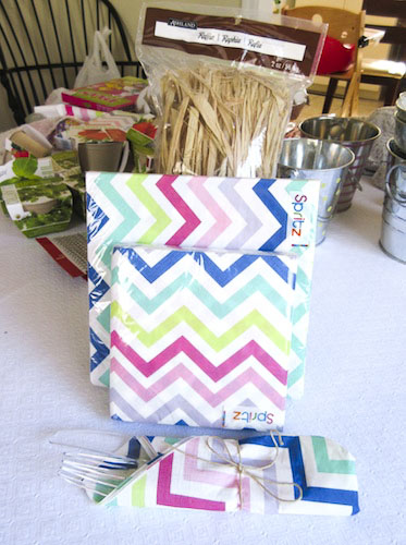 spritz napkins