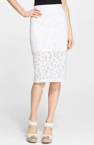 Trina Turk 'Bretta' Jacquard Pencil Skirt Image from SHEfinds
