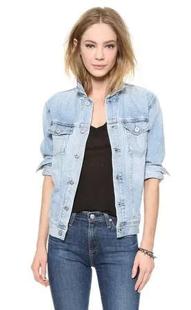 AG Nancy Oversized Denim Jacket Image from SHEfinds