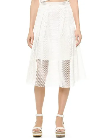 J.O.A. Athletic Lady Mesh Skirt Image from SHEfinds
