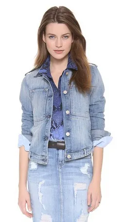 McGuire Denim Work Wear Jean Jacket Image from SHEfinds