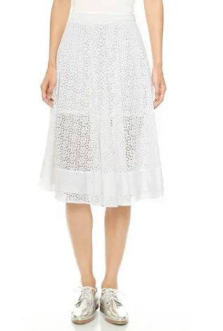 Rebecca Minkoff Pippa Lace Skirt Image from SHEfinds