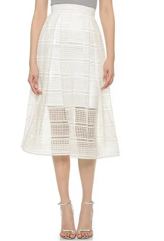 Nicholas Diamond Lace Ball Skirt Image from SHEfinds