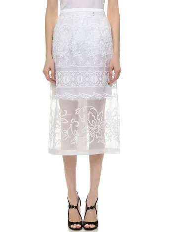 No. 21 Straight Midi Skirt Image from SHEfinds