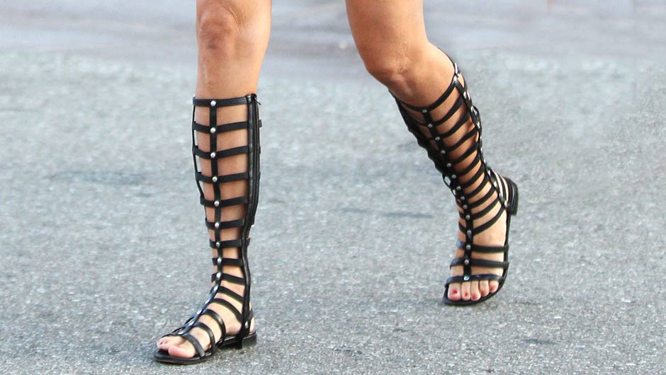 gladiator sandals tall