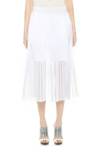 Tess Giberson Pleated Gauze Skirt Image from SHEfinds