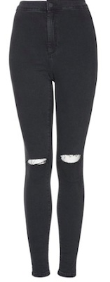topshop black skinny jeans
