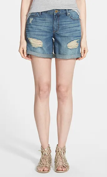 Boyfriend Shorts | Longer Denim Shorts 