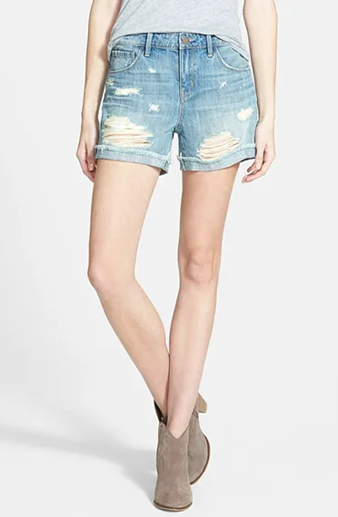 Boyfriend Shorts | Longer Denim Shorts 