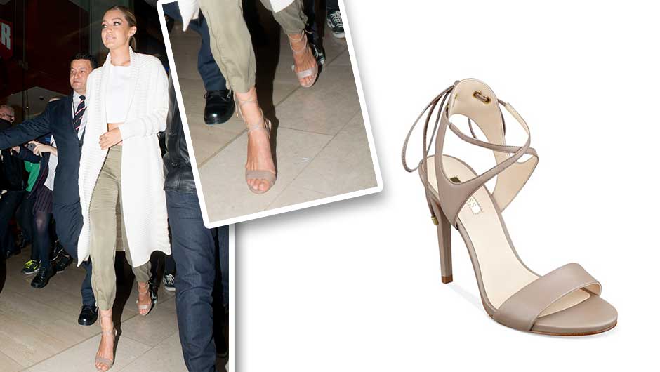 guess nude sandals