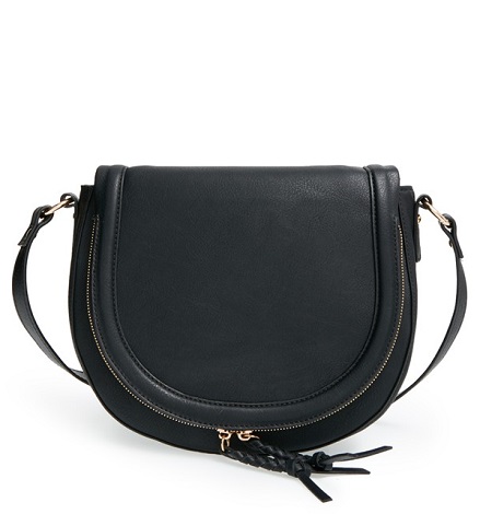Askrykins Luxury Saddle Small fashionable Bag in Black