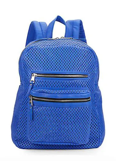 Ash Danica solid leather backpack for modern convenience.