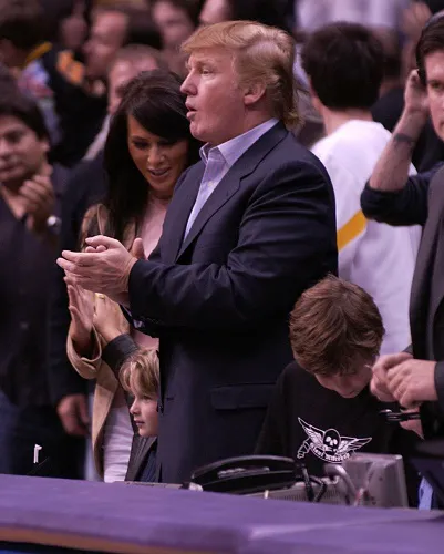 Donald showcasing vibrant colors in street fashion.