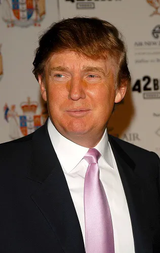 Donald's outfit details captured in a high-fashion setting.