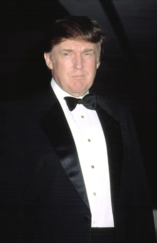 Donald exhibiting a casual yet chic look outdoors.