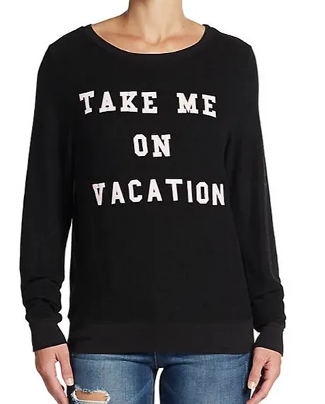 Wildfox Take Me On Vacation sweater for travel inspiration.