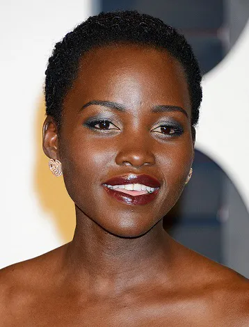 Lupita Nyong'o radiating beauty at a film festival event.