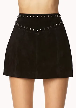 Out West Studded Skirt Image from SHEfinds