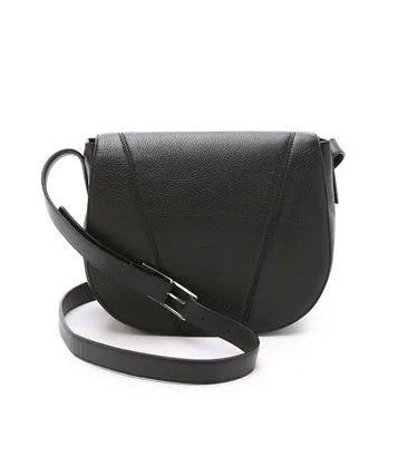 Vince saddle bag with minimalist aesthetic.