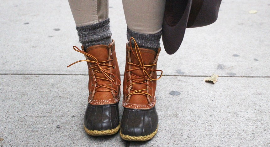 cute outfit with duck boots