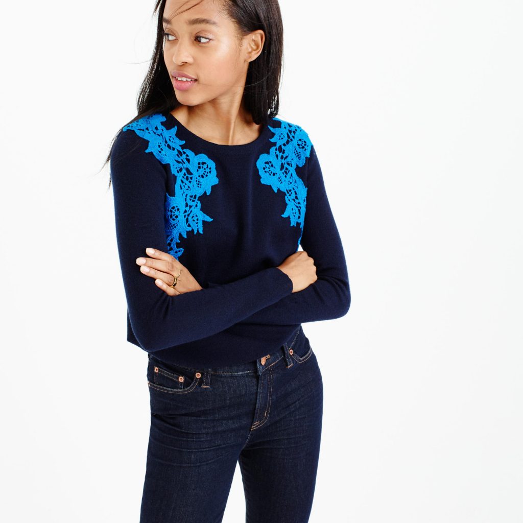 lace sweater