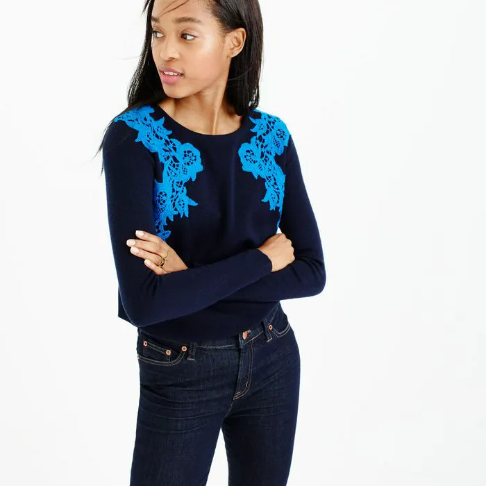 lace sweater