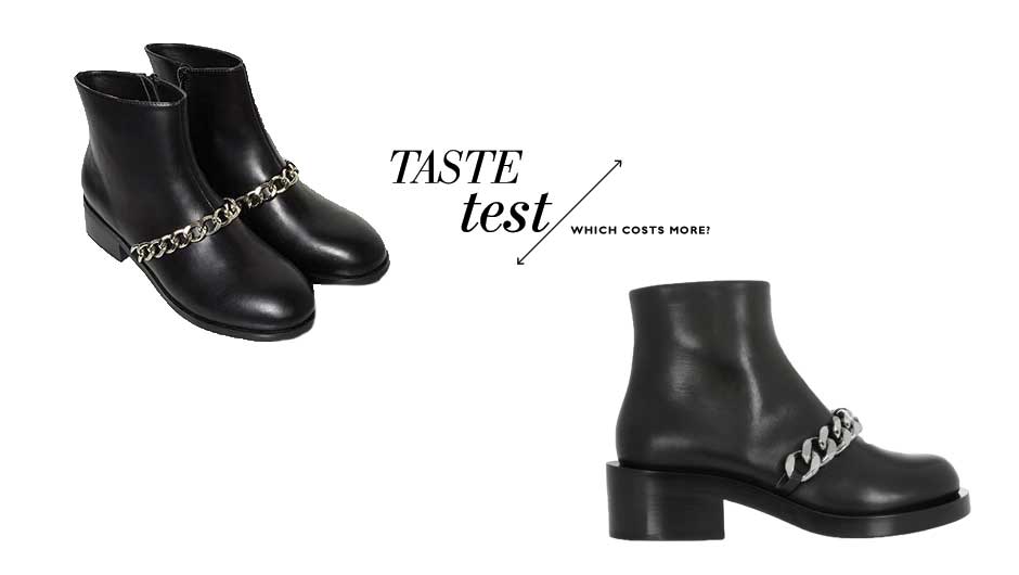 givenchy boots chain