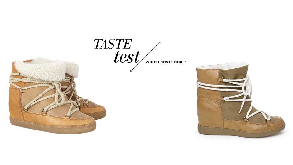 Isabel Marant Nowles Boots Knock Off | Wedge Boot Knock Off - SHEfinds