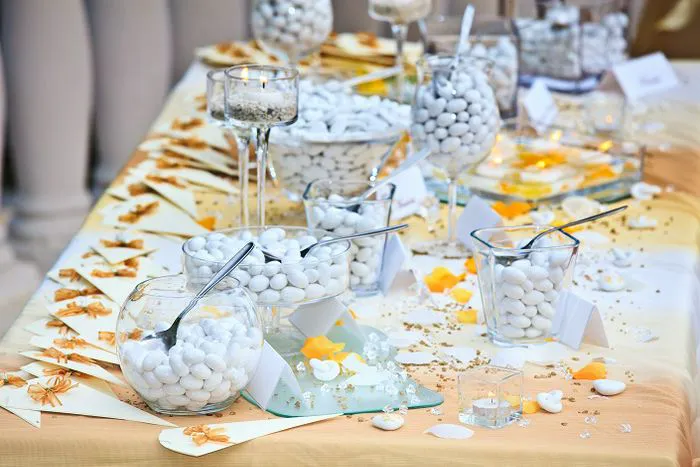 Sweet candy buffet arrangement for parties and events
