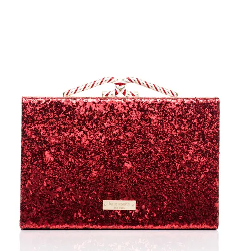 Candy cane Emanuelle bag for a festive look.