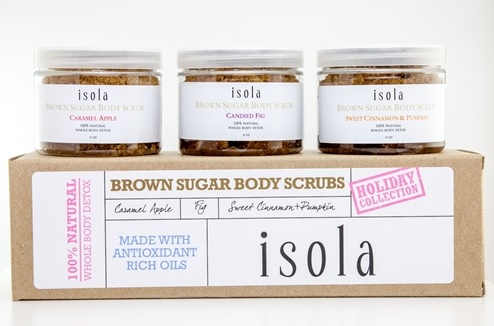 Isola Brown Sugar Body Scrubs Collection