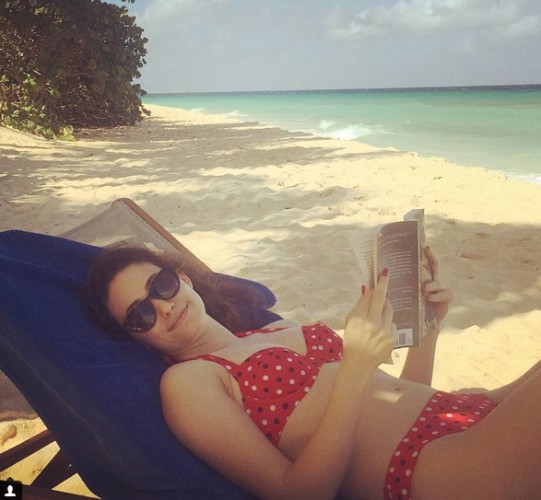 Emmy Rossum Show Off Her Bikini Body in Brazil