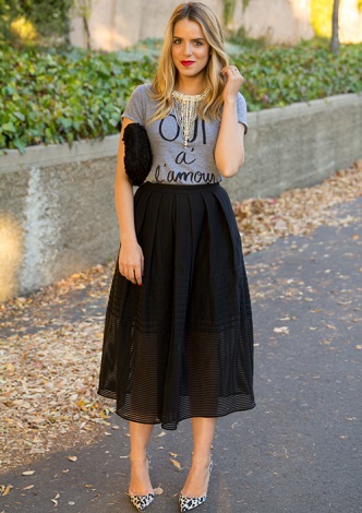 Midi Skirt Outfit Ideas | How To Wear A Midi Skirt - SHEfinds