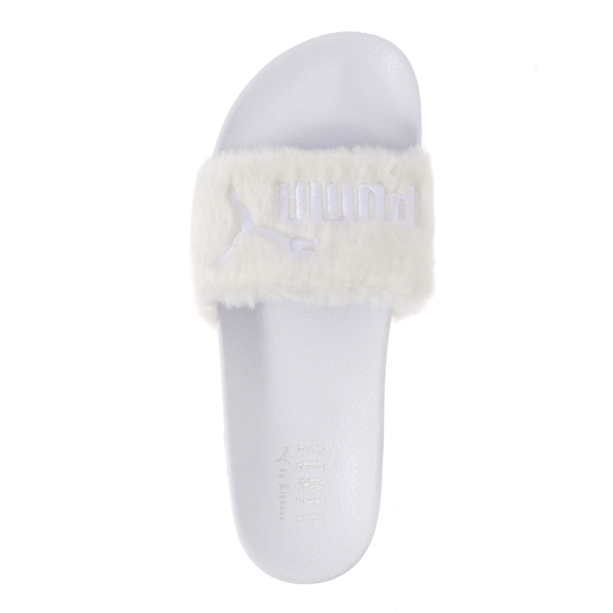 puma slide sandals fur