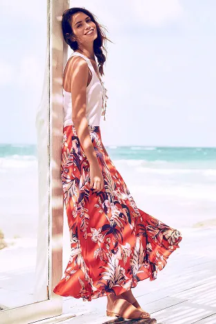 Paso Robles Silk Skirt Image from SHEfinds