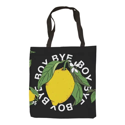 boy bye tote bag